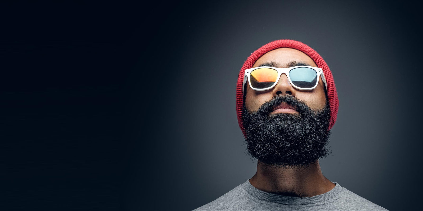 man with black beard